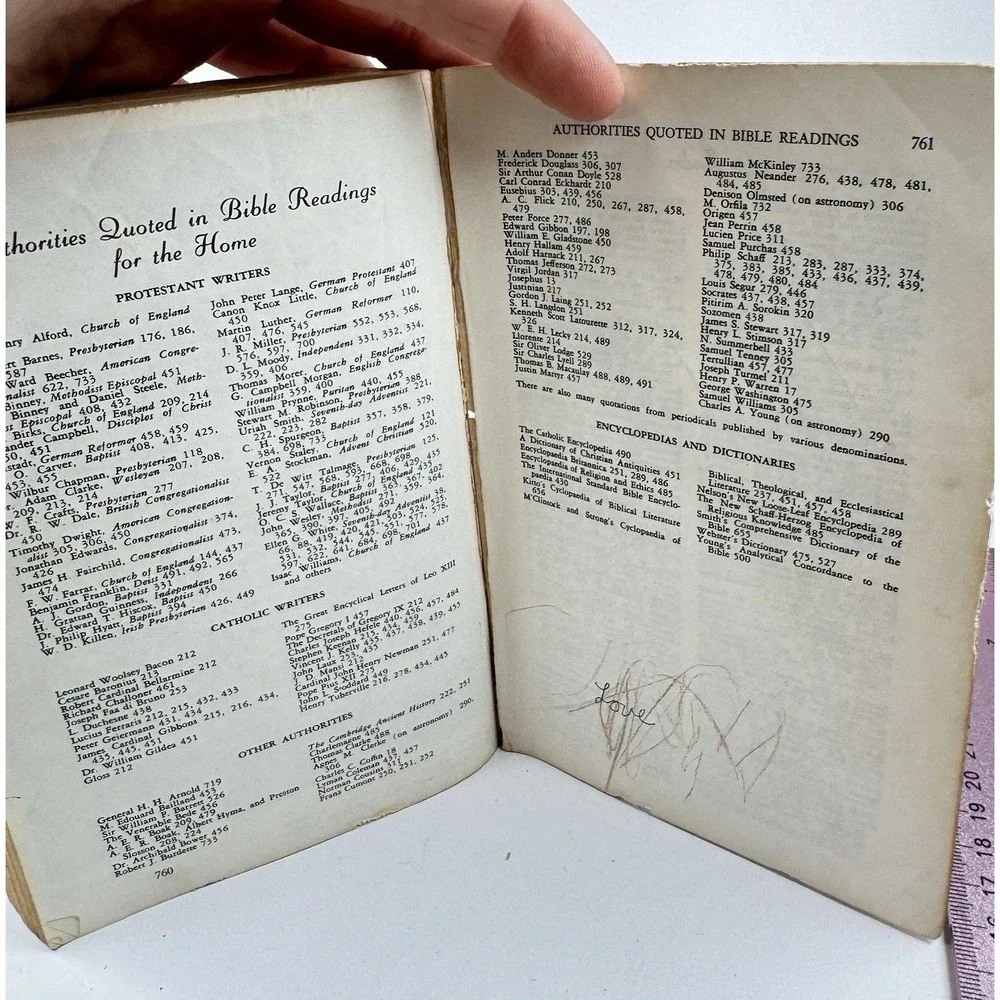 VTG 1958 Bible Readings For The Home Softcover Vital Scripture‎ Study Christian